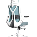 Ergonomic Office Chair White / Blue