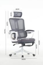 Elegant Laurel Ergonomic Chair – Black - Image 7