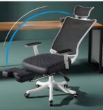 Elegant Laurel Ergonomic Chairs - Black / Grey - Image 3