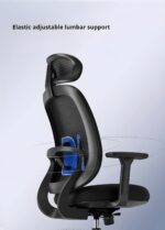 Elegant Laurel Ergonomic Chair with 3D Armrest - Black Colour - Image 3