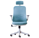 Ergonomic Office Chair White / Blue - Image 2
