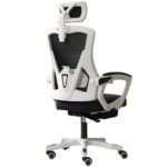 Elegant Laurel Tritonia Ergonomic Chair - White/Black